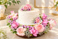 Floral Garden Cake Stand Arrangement