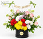 Happy Birthday Floral & Tuberose Box Arrangement